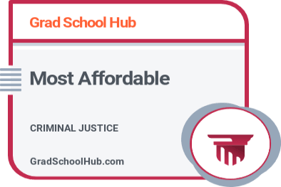 Most Affordable Online PhD in Criminal Justice Programs Badge